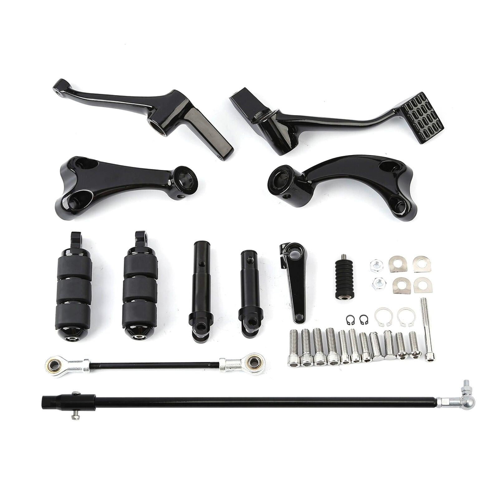 Forward Controls Kit with Pegs, Levers & Linkage for Harley Sportster ...