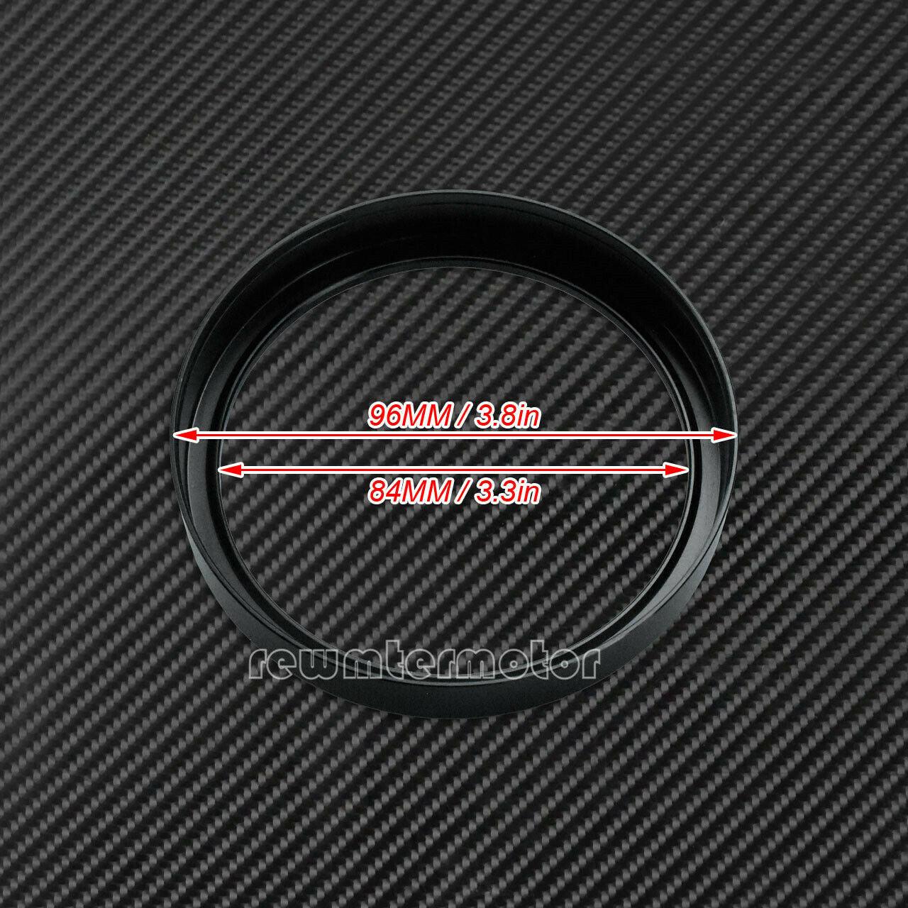 Black Speedometer Gauge Accent Trim Ring Fit For Dyna Electra Glide Breakout - Moto Life Products