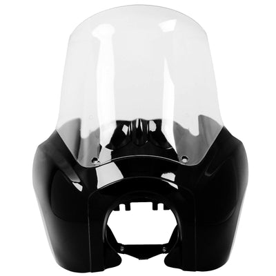 Fairing w/ 15'' Smoke Windshield For Harley Davidson HD Dyna Wide Glide Fat Bob - Moto Life Products