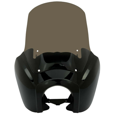 Fairing w/ 15'' Smoke Windshield For Harley Davidson HD Dyna Wide Glide Fat Bob - Moto Life Products