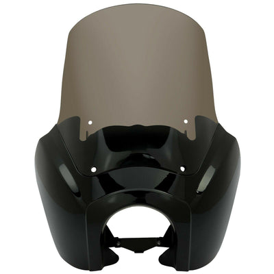Fairing w/ 15'' Smoke Windshield For Harley Davidson HD Dyna Wide Glide Fat Bob - Moto Life Products