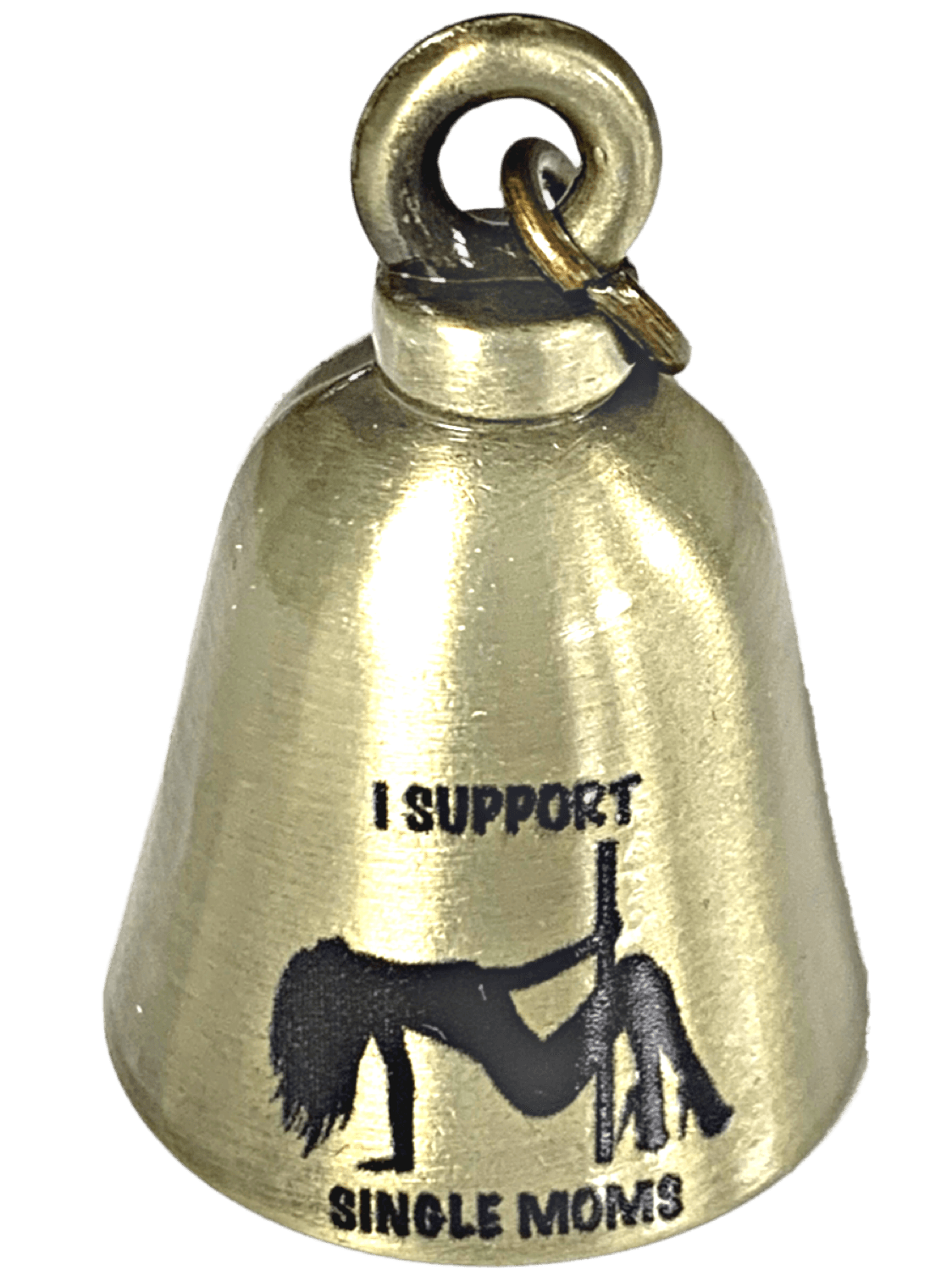Single Moms Stripper Motorcycle 'Evil Spirits' Biker Guard Bell. Bronze Bell - Moto Life Products