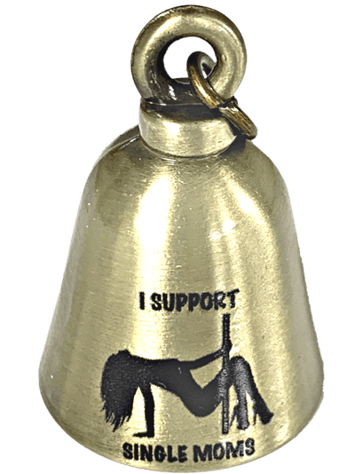 Single Moms Stripper Motorcycle 'Evil Spirits' Biker Guard Bell. Bronze Bell - Moto Life Products