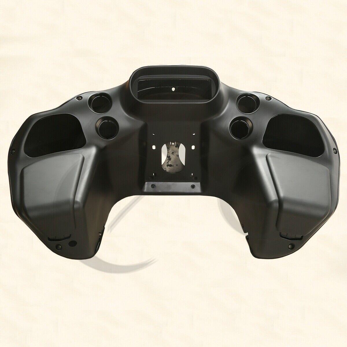 Front Inner & Outer Fairings Fit For Harley Road Glide 1998-2013 12 Matte Black - Moto Life Products