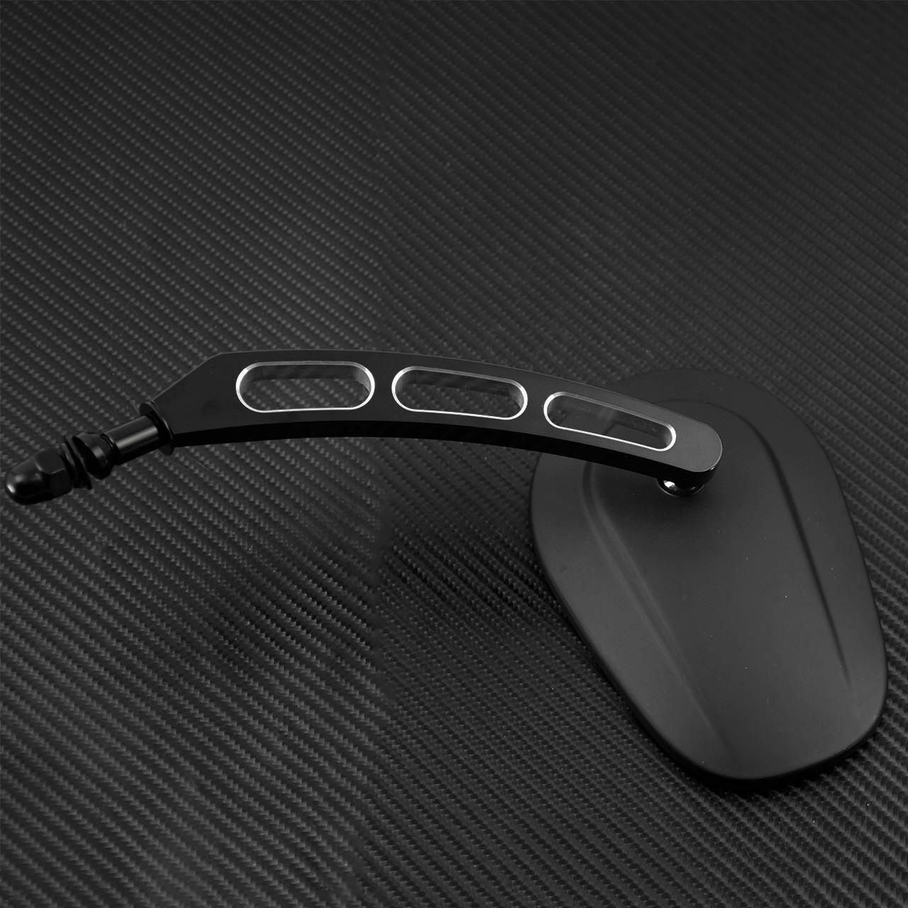 Matte Black RearView Side Mirrors Fit For Harley Sportster Softail Touring Dyna - Moto Life Products