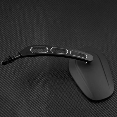 Matte Black RearView Side Mirrors Fit For Harley Sportster Softail Touring Dyna - Moto Life Products