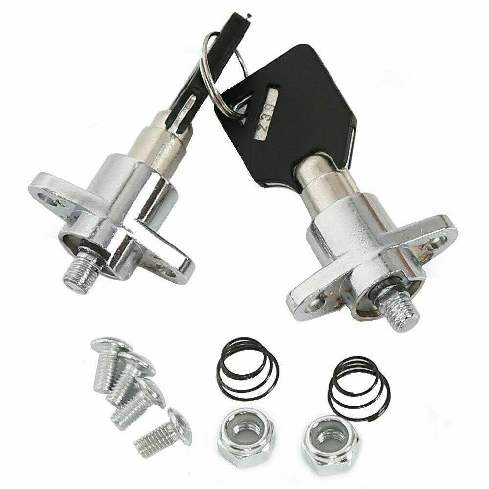 One Touch Saddlebag Hardware Hinge Latch Cover Lid Lock For Harley Touring 14-20 - Moto Life Products