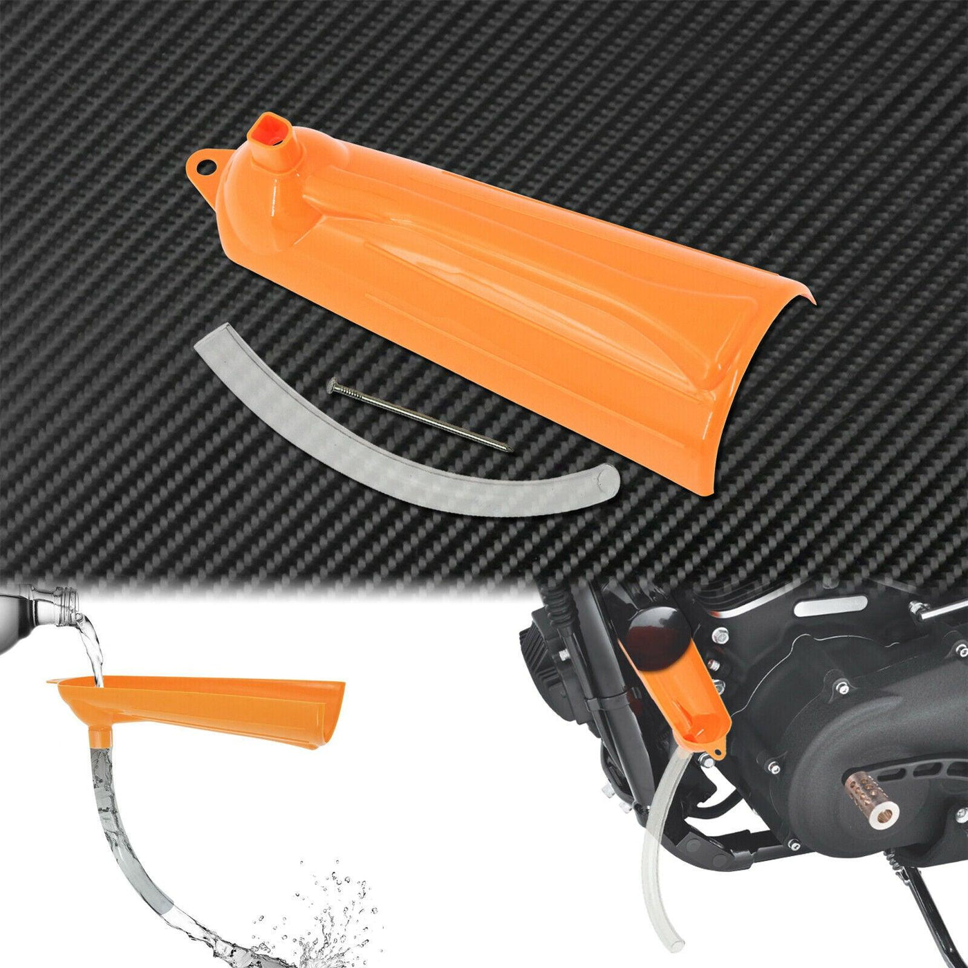 Primary Case + Transmission Crankcase Fill + Drip-Free Oil Funnel Fit For Harley - Moto Life Products