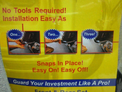 Pro Guards Crash Bar Protectors for Harley Davidson Touring Black FRONT & REAR - Moto Life Products