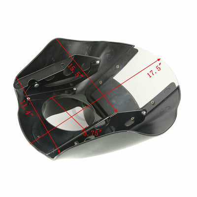 Quarter Headlight Fairing 49mm Fork ClampS For Harley Dyna Street Bob 2006-2017 - Moto Life Products