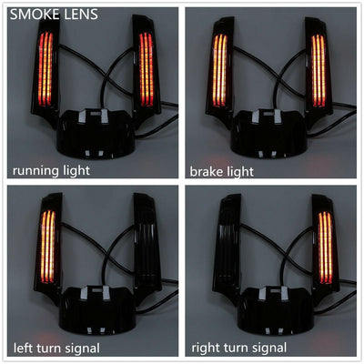 Rear Fender Fascia LED Light For Harley Touring Road King Street Road Glide 14+ - Moto Life Products