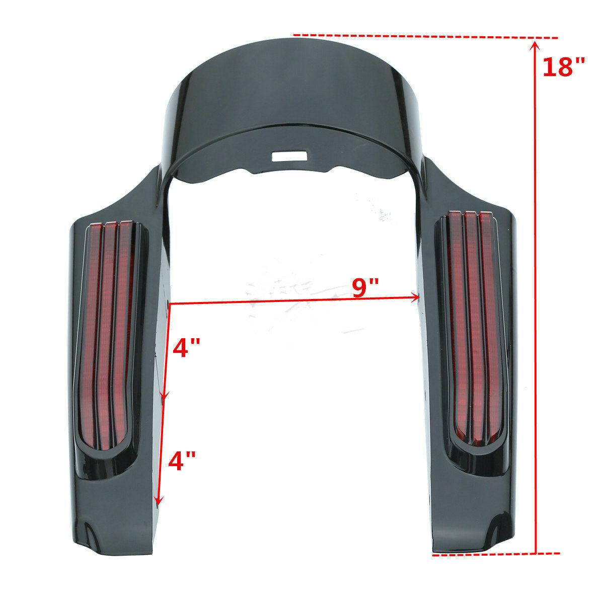 Rear Fender Fascia LED Light For Harley Touring Road King Street Road Glide 14+ - Moto Life Products
