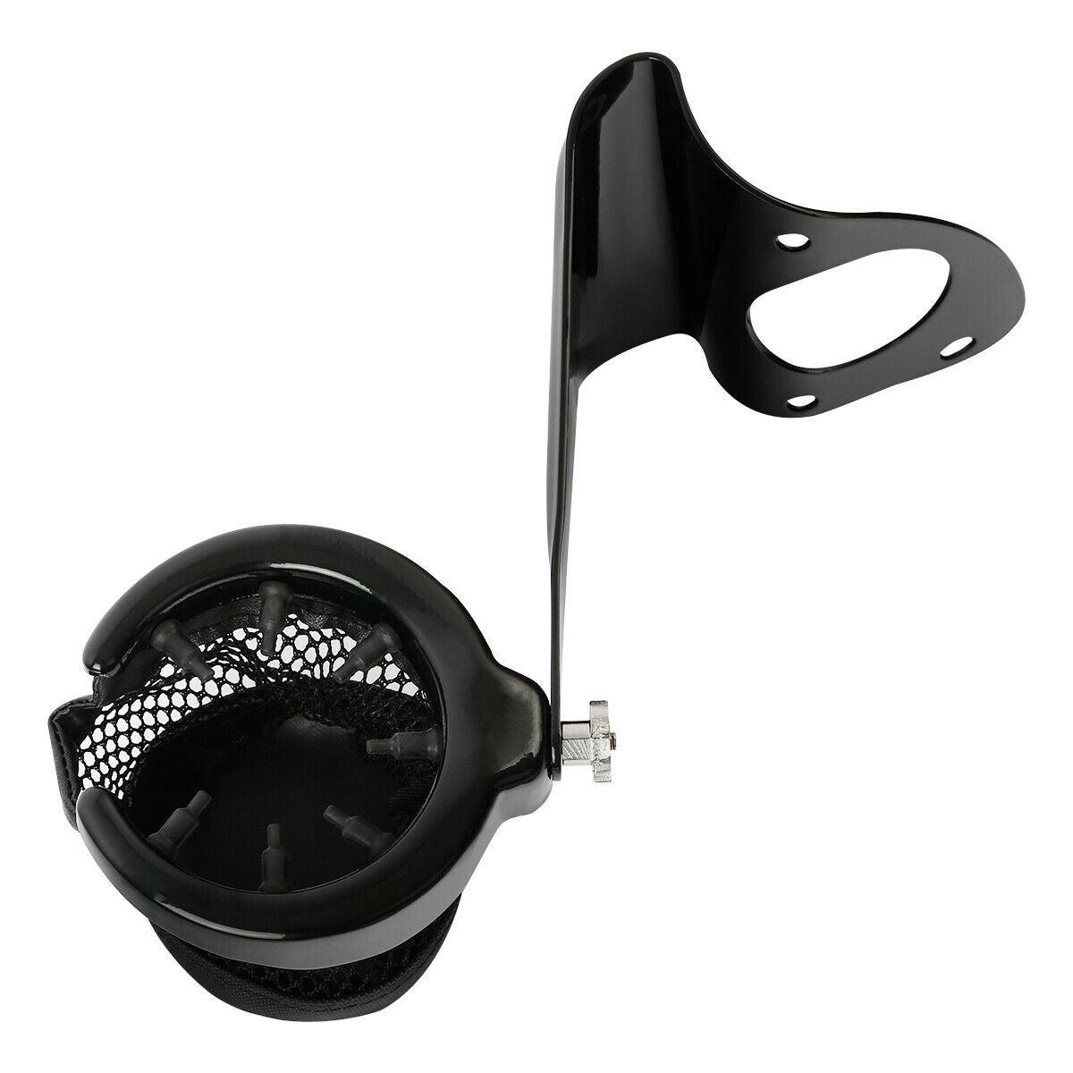 Rear Drink Cup Holder Passenger Fit For Harley Touring Street Road Glide 2014-Up - Moto Life Products