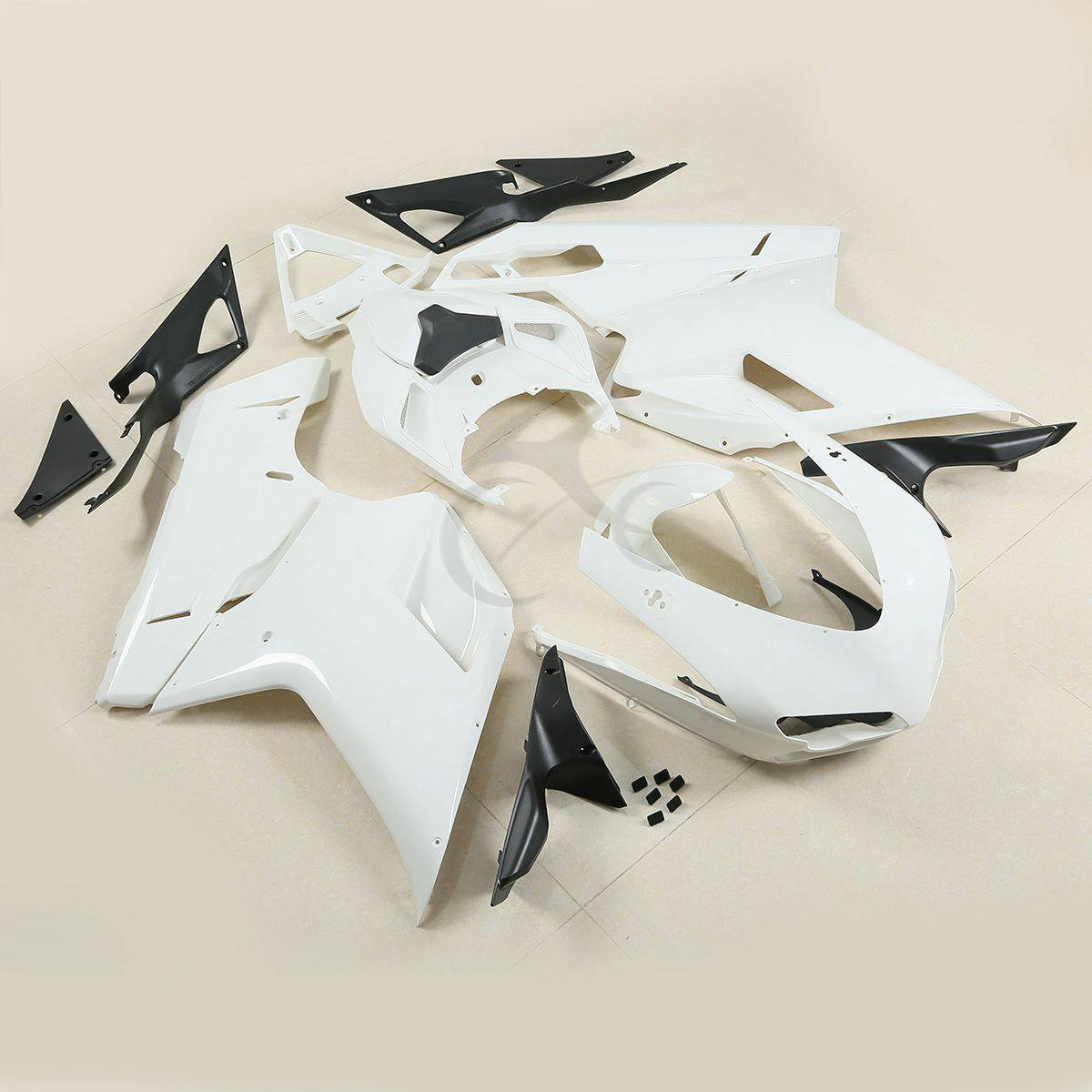 ZXMOTO Unpainted Fairing Kit For Ducati 848 / 1098 / 1198 (2007-2012) – 21pc ABS Bodywork