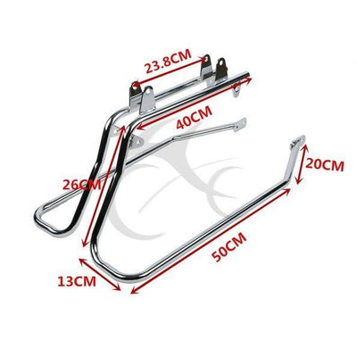 Saddlebags Saddle Bags W/ Conversion Brackets Fit For Harley Softail Heritage - Moto Life Products