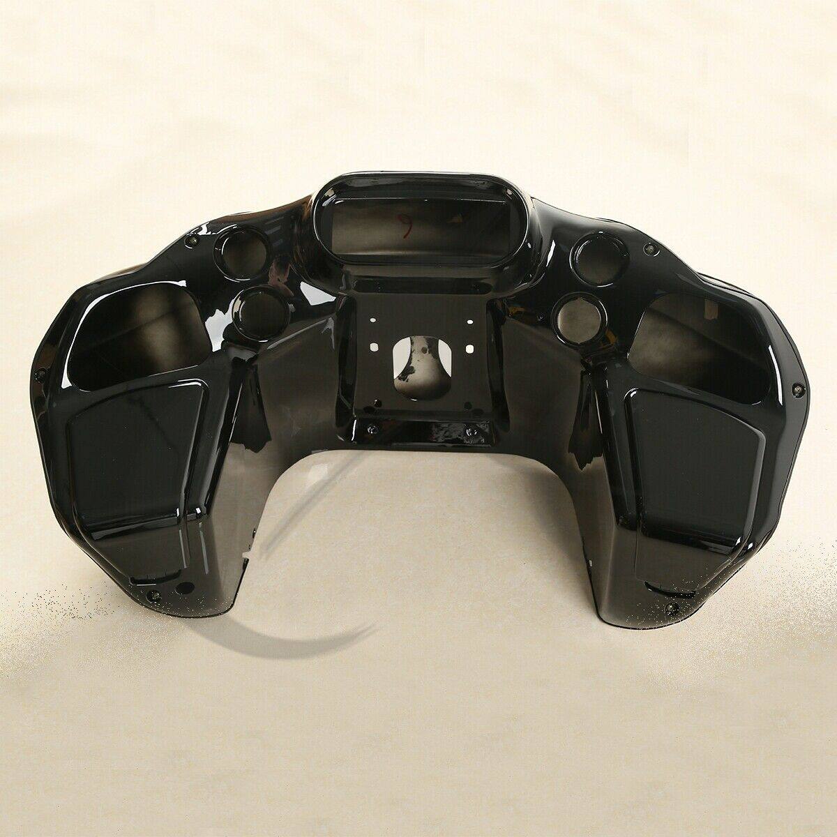 Vivid Black Front Inner & Outer Fairings Fit For Harley CVO Road Glide 1998-2013 - Moto Life Products