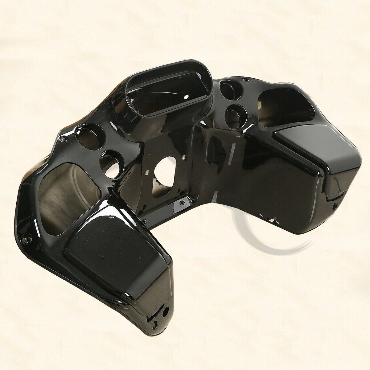 Vivid Black Front Inner & Outer Fairings Fit For Harley CVO Road Glide 1998-2013 - Moto Life Products