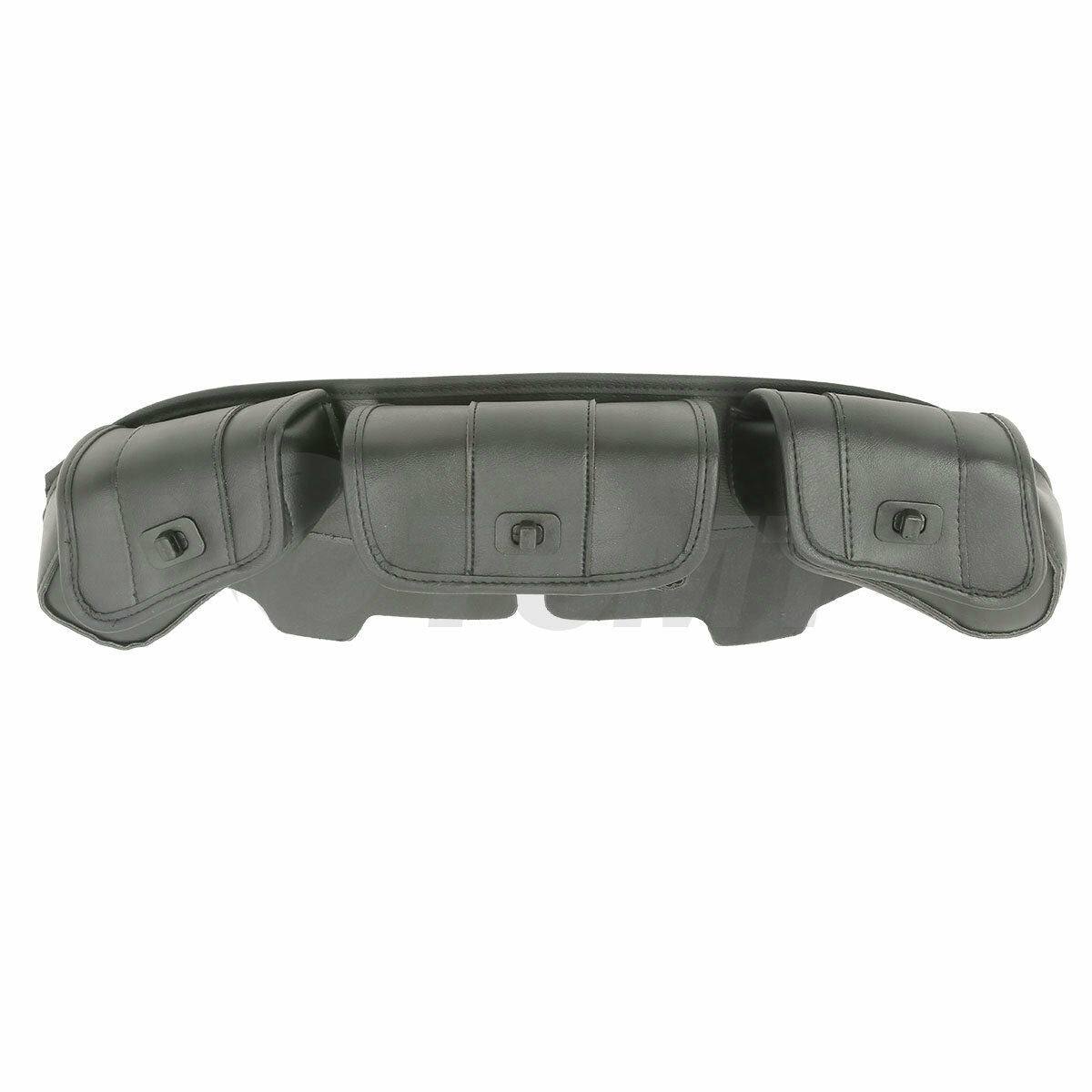 Windshield Saddle 3 Pouch Pocket Fairing Bag For Harley Electra Glide 1996-2013 - Moto Life Products