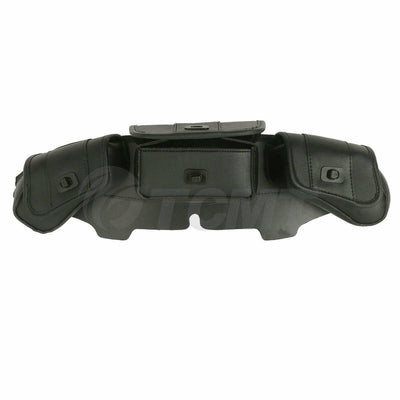 Windshield Saddle 3 Pouch Pocket Fairing Bag For Harley Electra Glide 1996-2013 - Moto Life Products