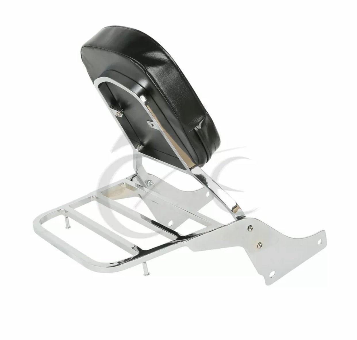 Backrest Sissy Bar Set Luggage Rack Fit For Honda Shadow SABRE ACE 1100 VT1100 - Moto Life Products