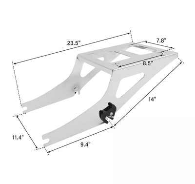 Pack Trunk Mounting Bracket Rack Fit For Harley Tour Pak Fat Boy FLSTF 08-16 15 - Moto Life Products