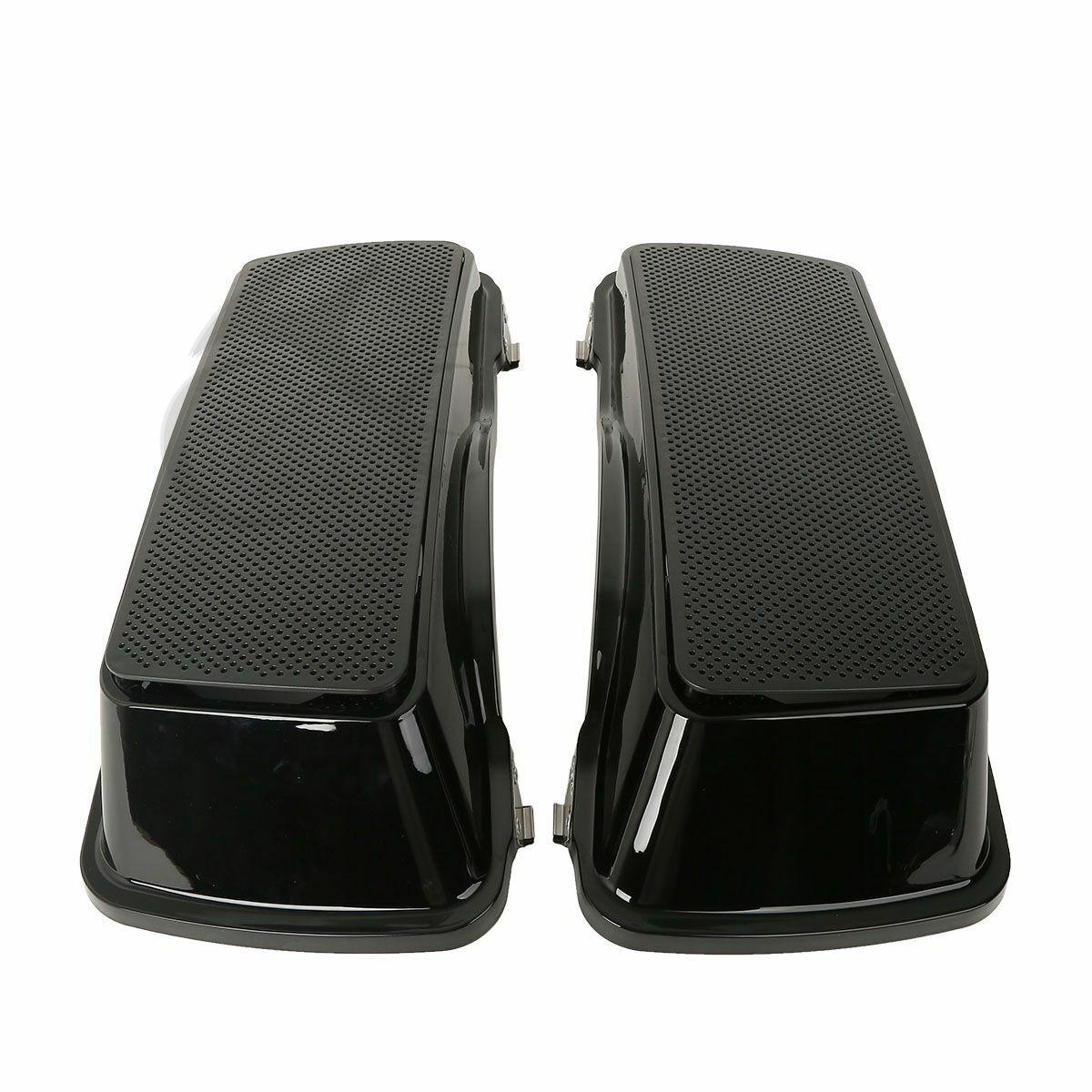 Dual 6x9 Speaker Lids For Harley Saddlebag Road King Road Street Glide 1993-2013 - Moto Life Products