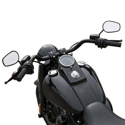 Black 3.5" Rise Fat Beach HandleBar For Harley Touring Road King Sportster XL US - Moto Life Products