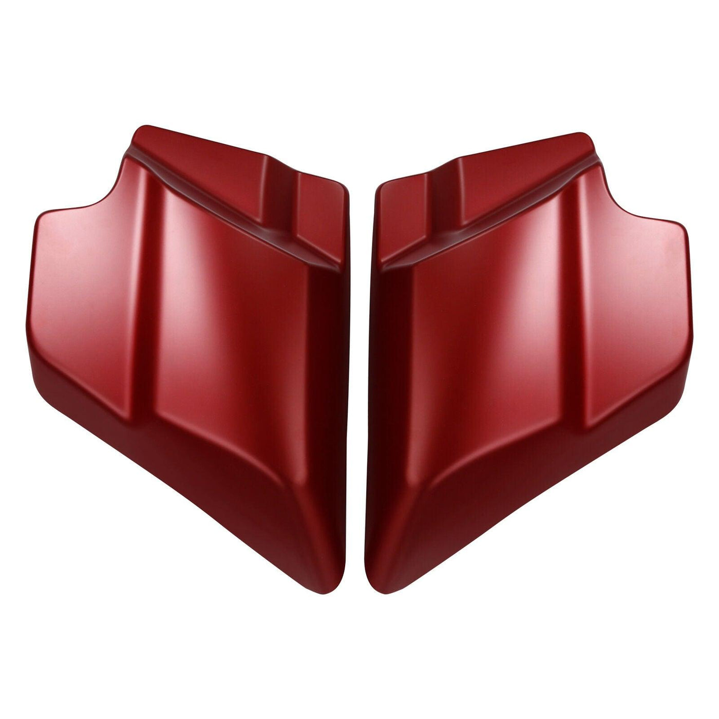 Battery Side Cover Panel Fit For Harley Touring 2009-2022 Wicked Red Denim - Moto Life Products