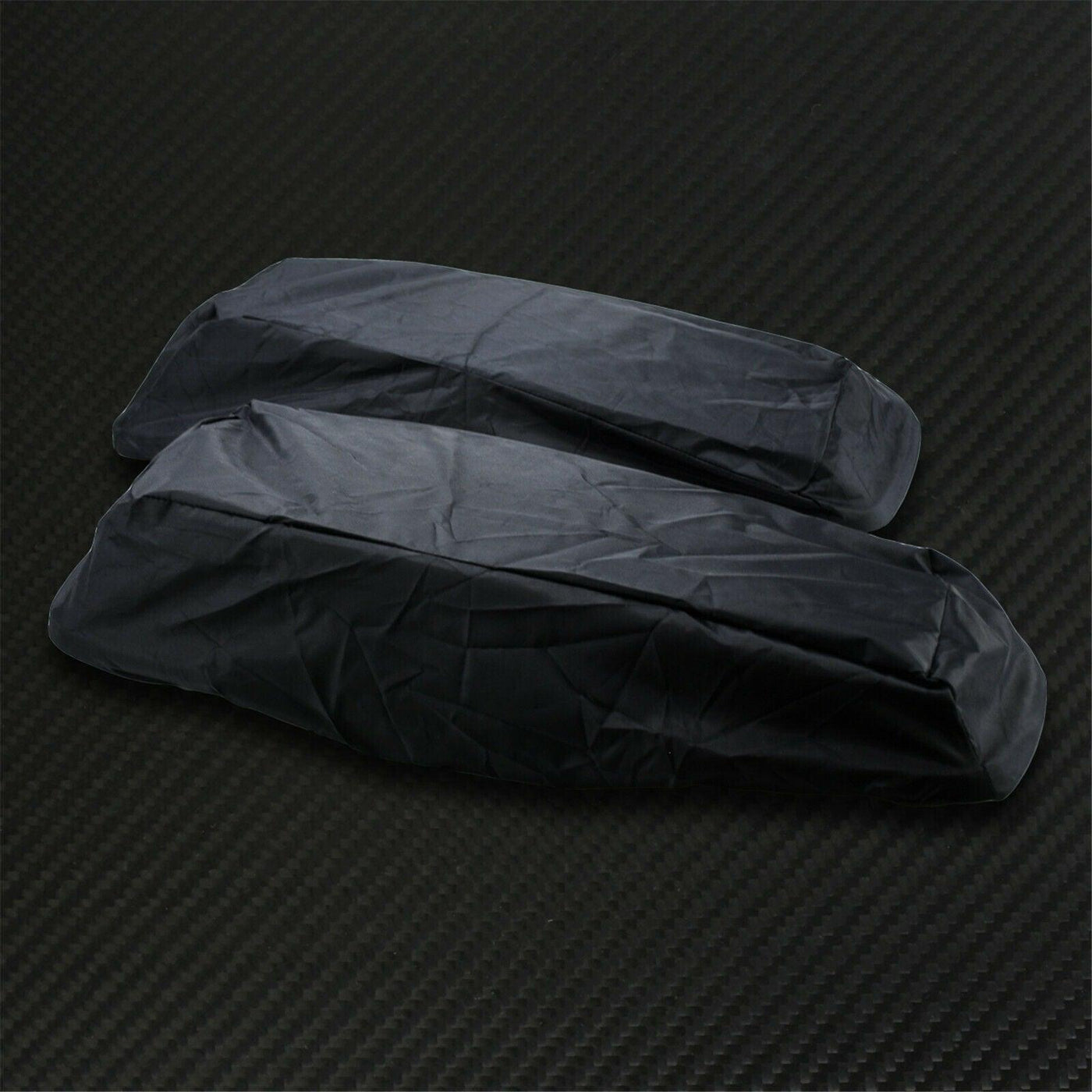 Motorcycle Waterproof Saddlebag Lid Covers Bagger Audio Rain Dust Speaker Lids - Moto Life Products