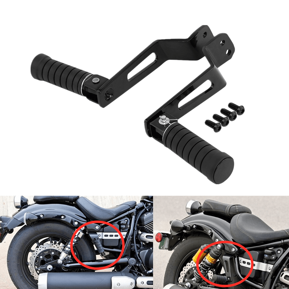 Rear Passenger Foot Peg Footrest Bracket Fit For Yamaha Bolt XV950 S950 14-16 US - Moto Life Products