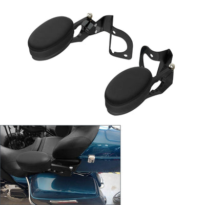Black Adjustable Passenger Armrests Fit For Harley Road Electra Glide 2014-2022 - Moto Life Products