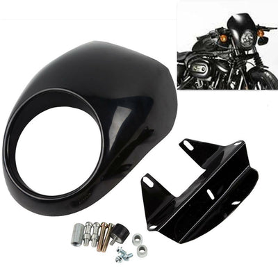 Painted Headlight Fairing Mask Front Cowl Fork Fit For Harley Sportster Dyna - Moto Life Products