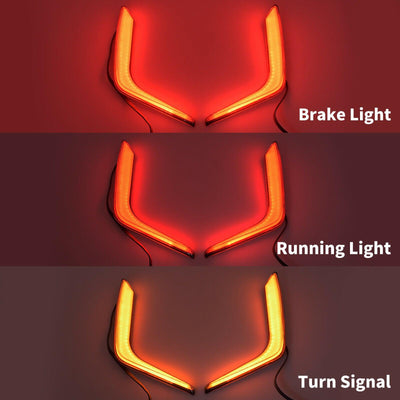 LED. Rear Saddlebag Accents Light Run Brake Turn Signal Fit For Honda Goldwing - Moto Life Products