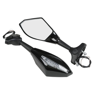 Turn Signal View Mirrors Fit For Kawasaki ZX-6R ZX636 ZX6RR 1998-2006 99 00 01 - Moto Life Products