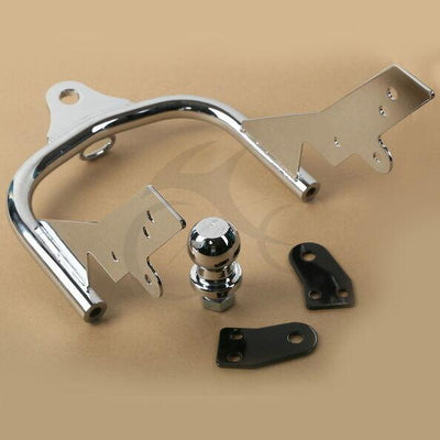 Chrome Trailer Hitch Ball Fit For Harley Electra Road King Tour Glide 1994-2008 - Moto Life Products