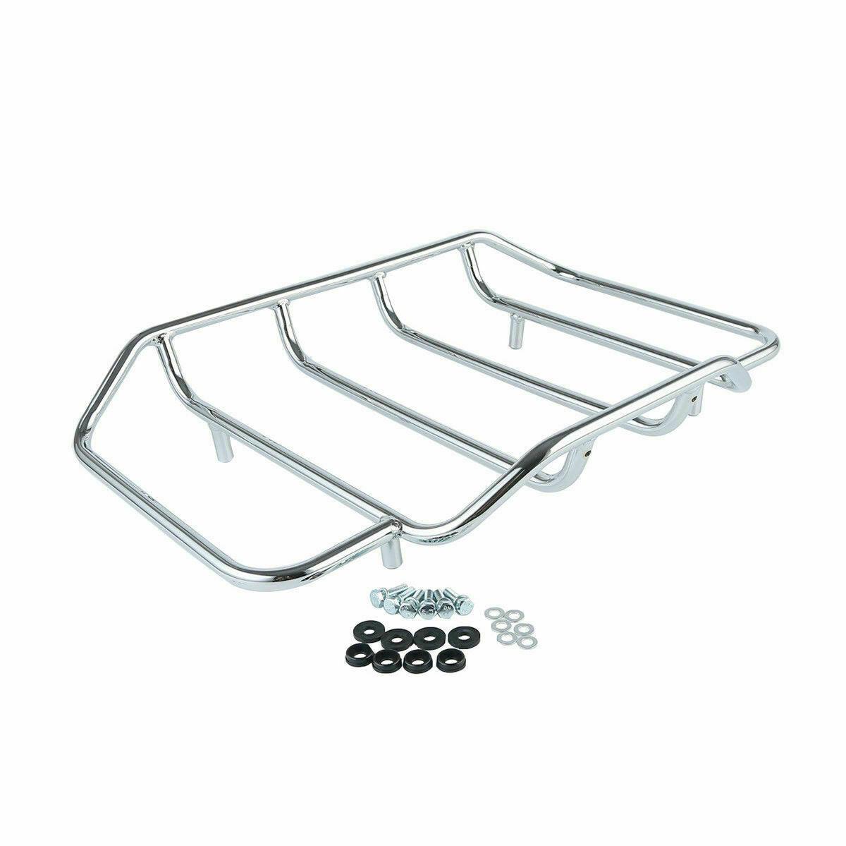 Chopped Trunk Backrest Rack Plate Fit For Harley Tour Pak Road Glide 2014-2022 - Moto Life Products