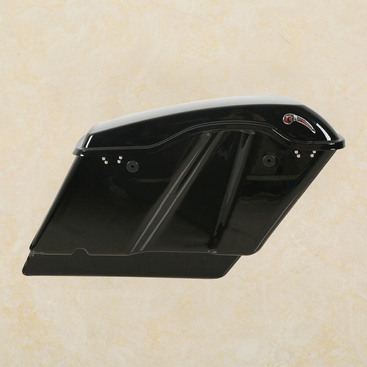 5" Stretched Saddlebags Fit For Harley Touring Road King Electra Glide 1993-2013 - Moto Life Products