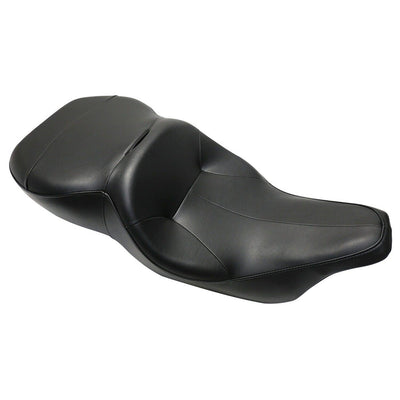 Driver Rider Passenger Two-Up Black Seat For Harley Electra Glide Classic 97-07 - Moto Life Products