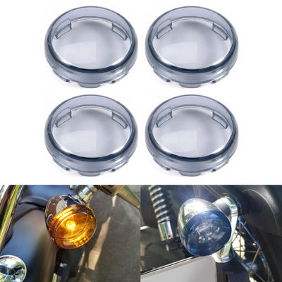 4pcs Turn Signal Light Smoke Lens Cover Fit for Harley Touring Sportster 1200 - Moto Life Products