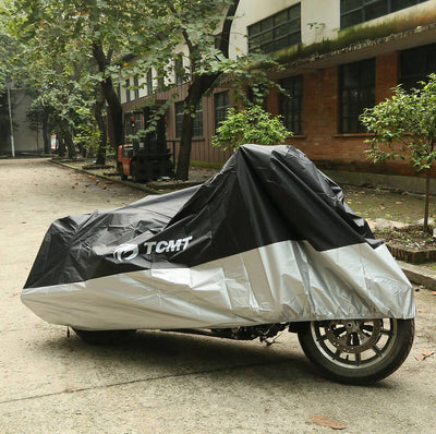 Universal 190T Waterproof UV Protector Motorcycle Bike Cover L 220x95x110cm TCMT - Moto Life Products