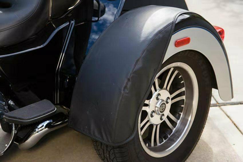 Mutazu Rear Trike Fender Bra Set For Harley-Davidson Black, Sold in a pair - Moto Life Products