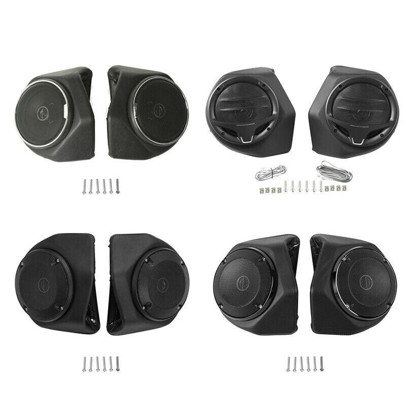 King Rear Pack Trunk 6.5" Speakers Fit For Harley Tour Pak Electra Glide 2014-Up - Moto Life Products