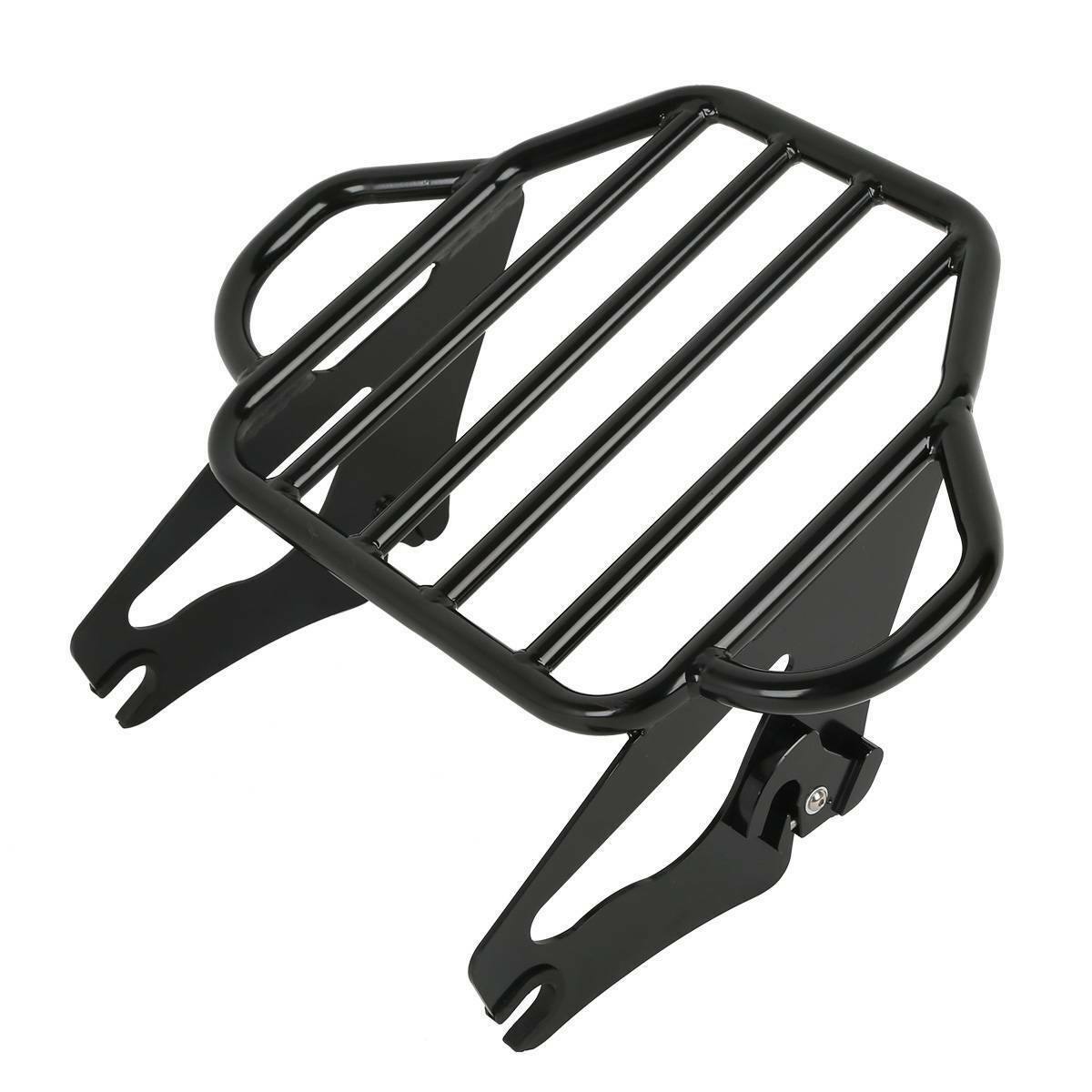 Sissy Bar Backrest Pad Luggage Rack Docking Kit Fit For Harley Touring 2014-2022 - Moto Life Products