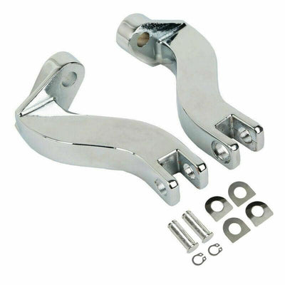 Chrome Footpeg Footrest Bracket Mounting Fit For Harley Davidson Touring 93-19 - Moto Life Products