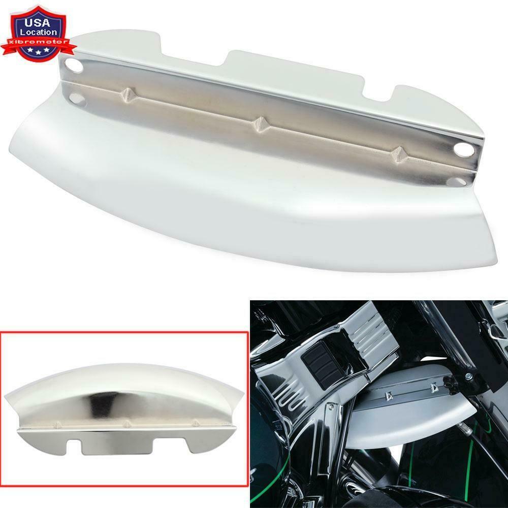 Chrome Lower Triple Tree Wind Deflector For Harley Touring Street Glide 2014-up - Moto Life Products