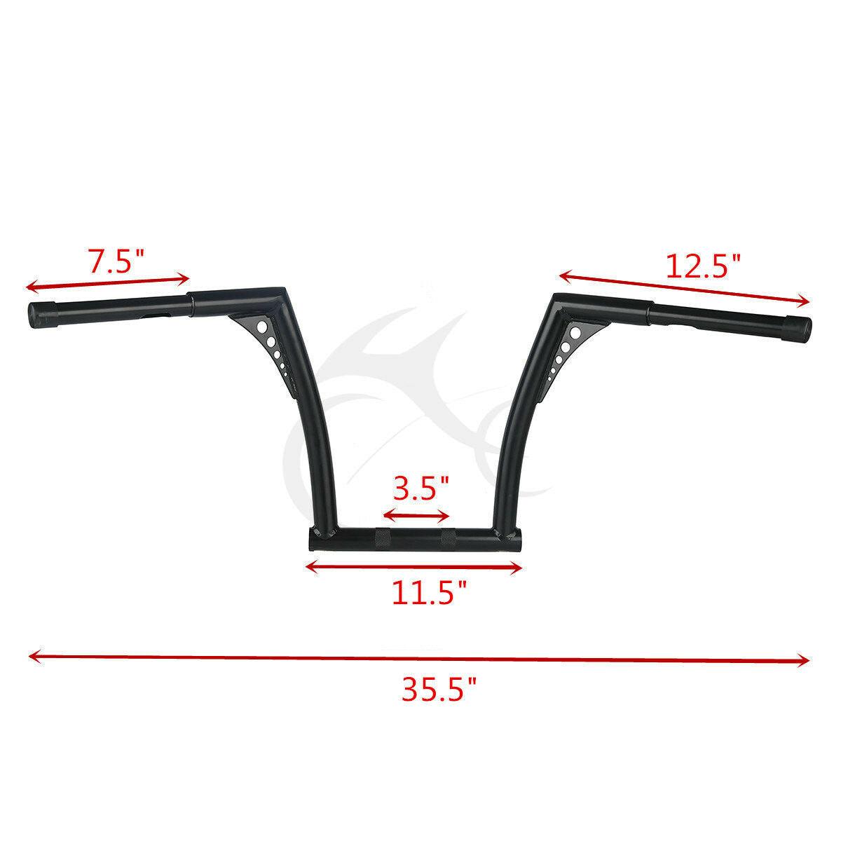 14" Rise 1 1/4"Ape Hanger Bar Handlebar For Harley Dyna Breakout Street Bob FXDB - Moto Life Products