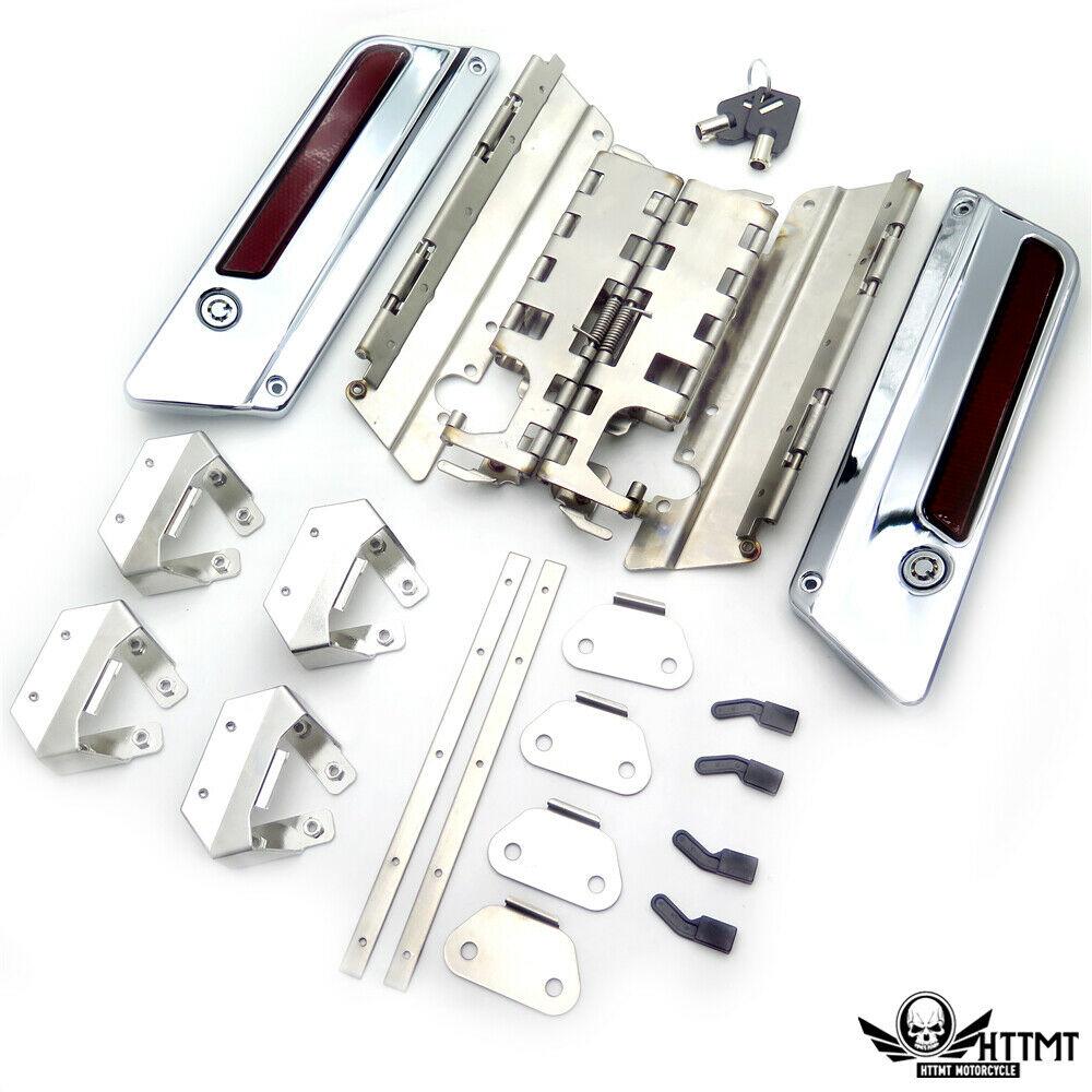 Hard bags Saddlebag Hardware Latch Hinge kit for Harley Touring 94-2013 FLT FLH - Moto Life Products