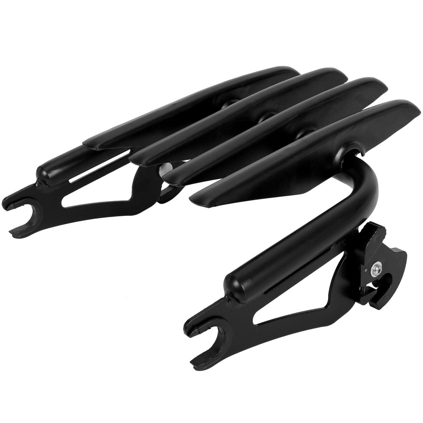 Black Detachable Stealth Trunk Luggage Rack For Harley 09-21 Touring Models - Moto Life Products