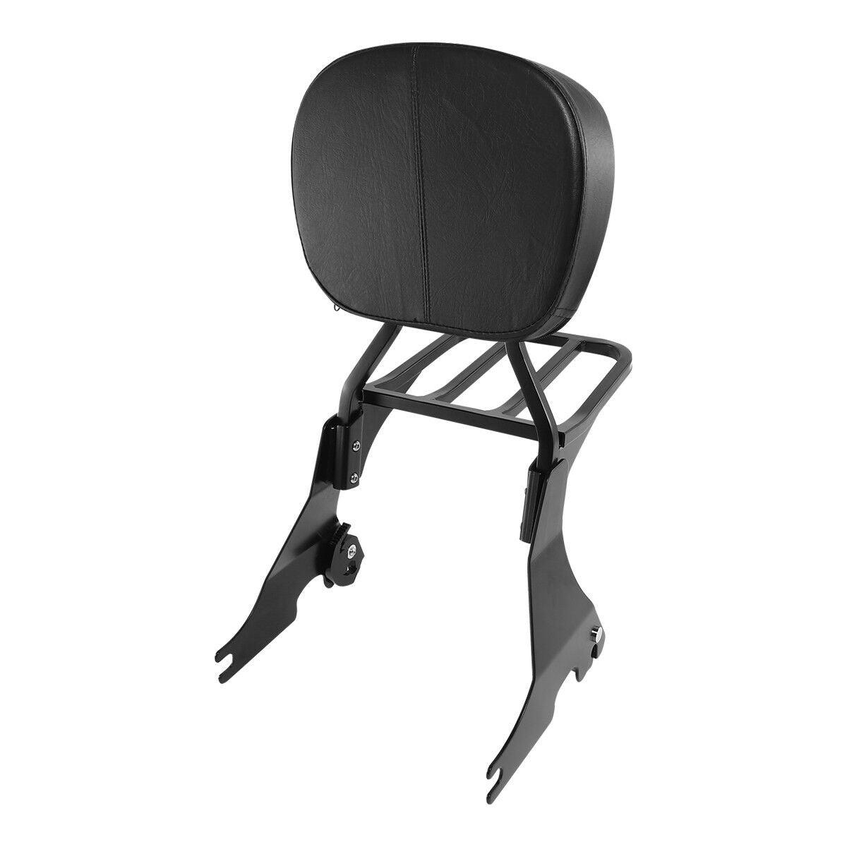 Backrest Sissy Bar & Luggage Rack Fit For Harley Sportster 1200 Custom 2004-2021 - Moto Life Products