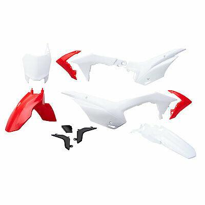 QA Parts Complete Plastic Kit Red/White HONDA CRF110F 2013-2018 1821550009 - Moto Life Products
